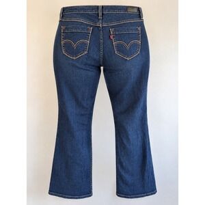 Levi's 529 Curvy Bootcut Jeans Women's 16S W33 L30 Medium Wash Blue Denim